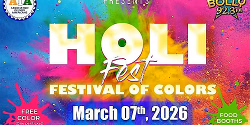 AIA Holi Fest San Jose 2027