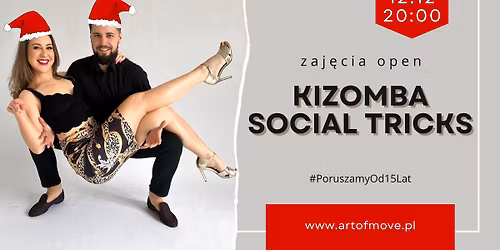 Kizomba Social Tricks - zaj\u0119cia open \/\/ 12.12 Art of Move
