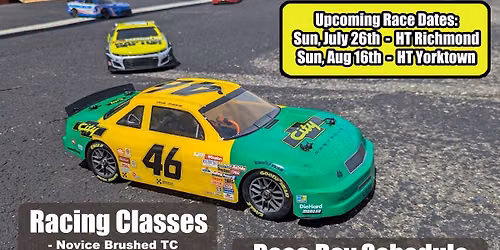 RC Parking Lot Race - HT Yorktown - Sunday, Aug 16th