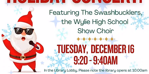 Holiday Concert featuring the Swashbucklers