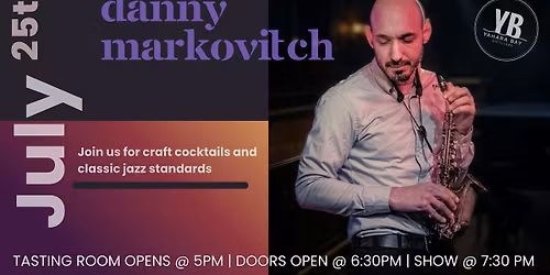 Live Classic Jazz Standards with Danny Markovitch at Yahara Bay Distillers