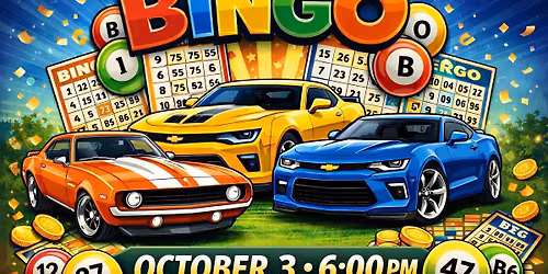 \ud83c\udf89\ud83d\ude97 BINGO NIGHT \u2013 MARK YOUR CALENDARS! \ud83d\ude97\ud83c\udf89