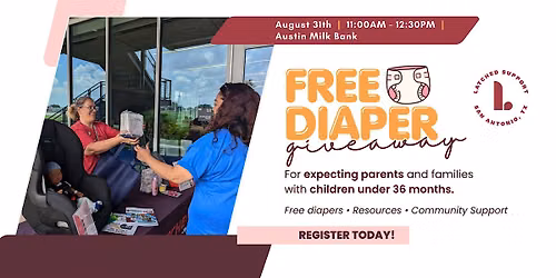 Free Diaper Day Event in Austin