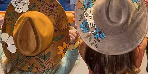 Paint Your Own Pyroghraphy Hat Class
