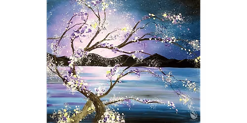 Cherry Blossom Moonlight - Paint and Sip in San Antonio | Classpop!\u2122