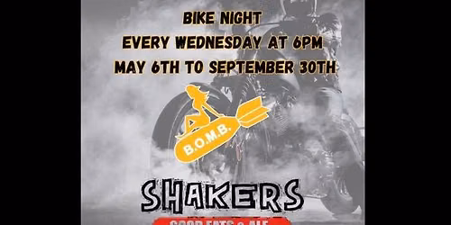 Bike Night @ Shakers