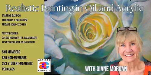 Realistic Painting in Oil and Acrylic with Diane
