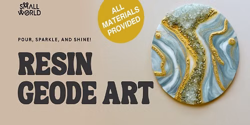 Resin Geode Art Workshop
