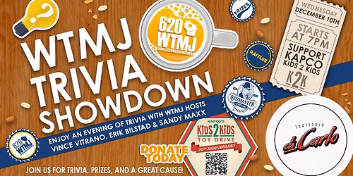 WTMJ Trivia Showdown at Trattoria Di Carlo &Pizzeria