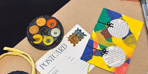 FREE Family drop-in Christmas card and postcard creations