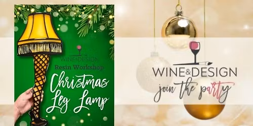 DIY: Resin Christmas Leg Lamp