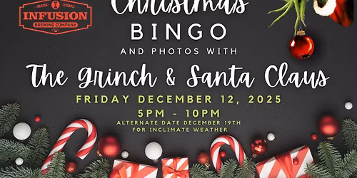 Christmas Bingo and Photos with the Grinch
