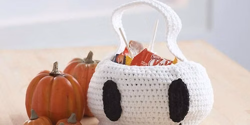 Beginner Crochet Halloween Trick Or Treat Bag
