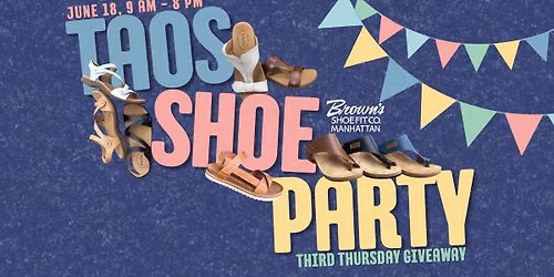Taos Shoe Party at Brown's Shoe Fit Manhattan