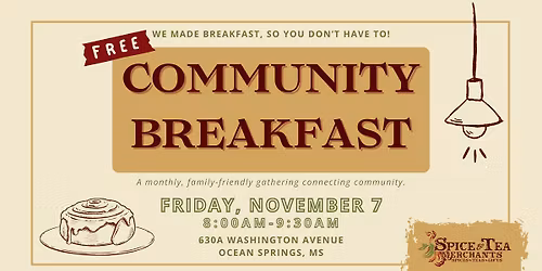 Community Breakfast *free*