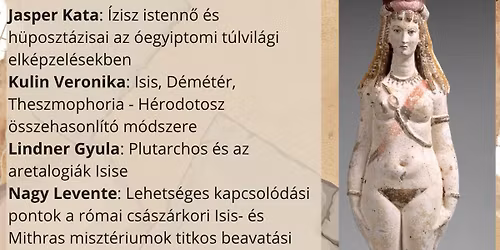 K\u00f6zel\u00edt\u00e9sek Isishez - Egy mediterr\u00e1n istenn\u0151 arcai