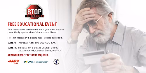 Stop the Scammers Tour | Council Bluffs, Iowa