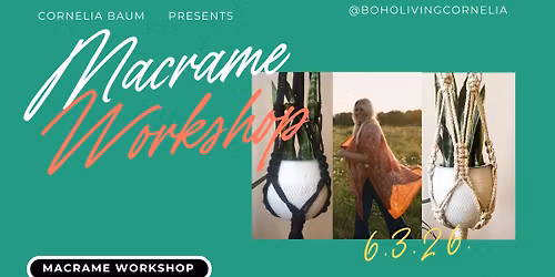 Macrame Planter Workshop | The Art of Life |