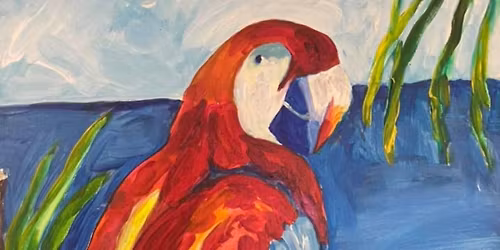 Saturday \u201cPAINT A PARROT !\u201d Painting Class