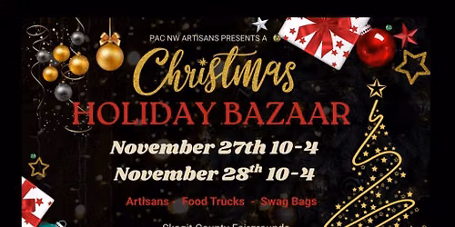 Holiday Bazaar Black Friday & Saturday