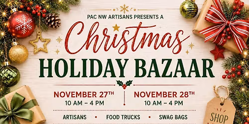 Holiday Bazaar Black Friday & Saturday