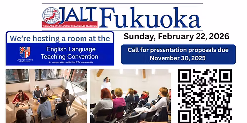 Fukuoka JALT at the Kyushu ELT Convention 2026