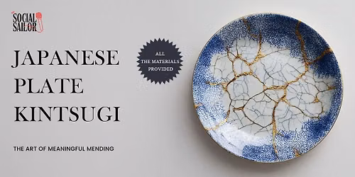 Japanese Kintsugi Plate - Mumbai