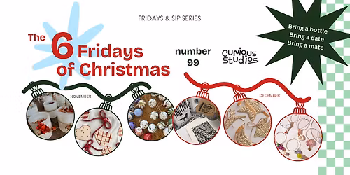 Christmas & Sip | Friday & Sip series: creative classes every week