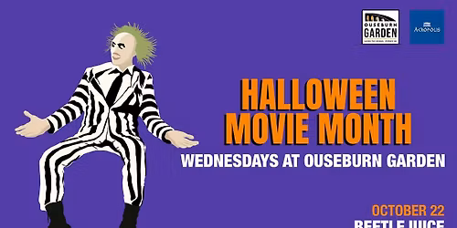 \ud83c\udf83 Halloween Movie Month at Ouseburn Garden - (Beetlejuice)