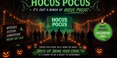 Hocus Pocus Halloween Outdoor Cinema at Worcester Racecourse