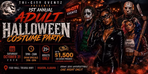 Tri-City Eventz Adult Halloween Costume Party