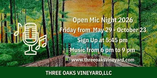 Open Mic with Mary Miller and Michael Hale