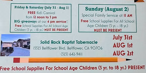 Back to School Kids Crusade 2026