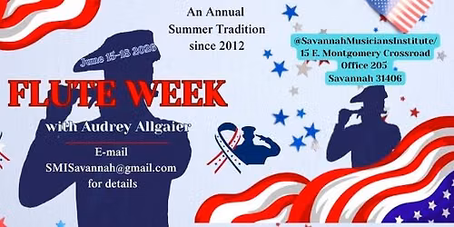Summer Patriotic Flute Week with Audrey at SMI