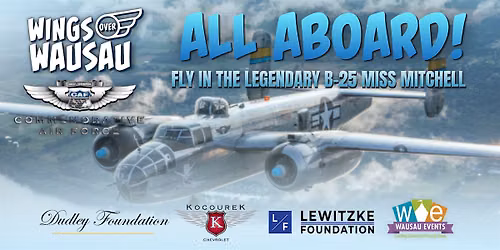 FLY IN THE LEGENDARY B-25 BOMBER "MISS MITCHELL"