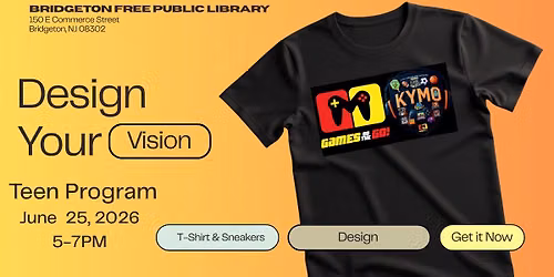Teen Program: Design Your Own T-Shirts & Sneakers