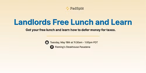 Landlords Free Lunch and Learn