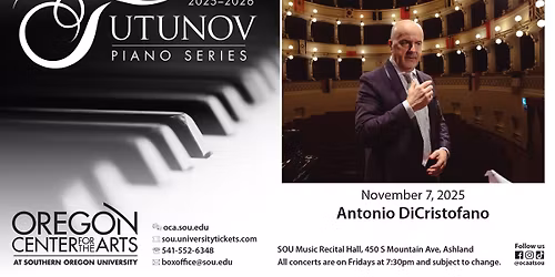 Tutunov Piano Series: Antonio Di Cristofano