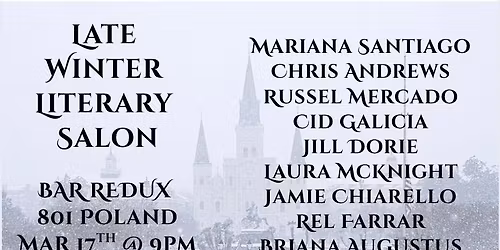 Late Winter Literary Salon