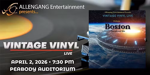 Vintage Vinyl Live performs Boston
