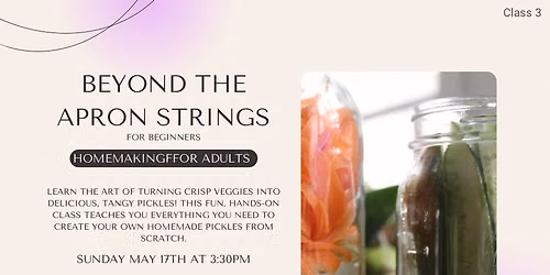 Beyond the Apron Strings: Homemade Pickles \ud83e\udd52