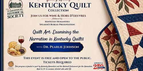 Gallery Opening: Kentucky Quilt Collection with Special Guest: Dr. Pearlie Johnson