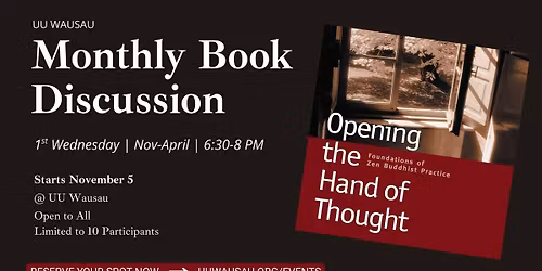 Book Discussion: Opening The Hand of Thought