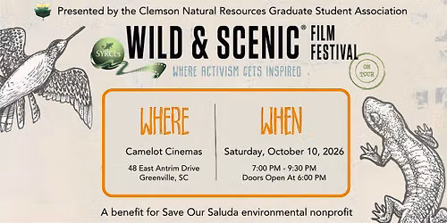 Wild & Scenic Film Festival: Greenville, SC