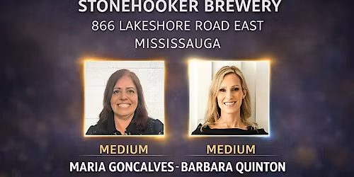 2 MEDIUMS. 1 NIGHT. Live Audience Mediumship Readings, Mississauga