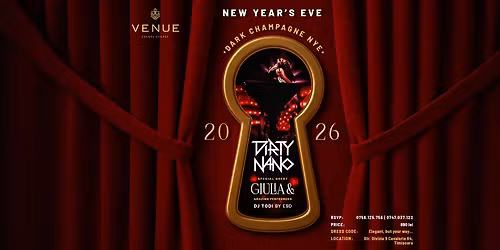 New Year's Eve VENUE 2026 \u2013 Dark Champagne \u2605