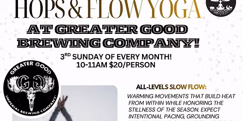 Hops & Vinyasa Flow at Greater Good Brewing Company