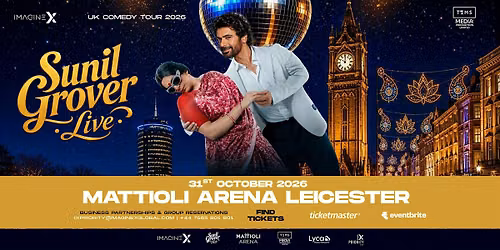 Sunil Grover Live in Leicester - UK Comedy Tour 2026