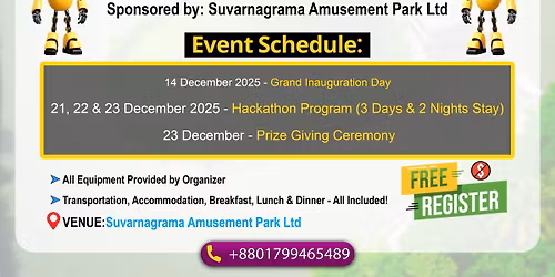 Robo Tech Valley Presents Funny Robot Making Hackathon 2025