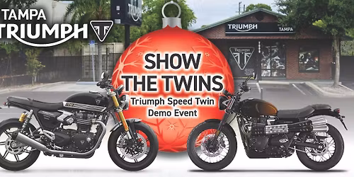 Show the Twins - Triumph Speed Twin Demo Event